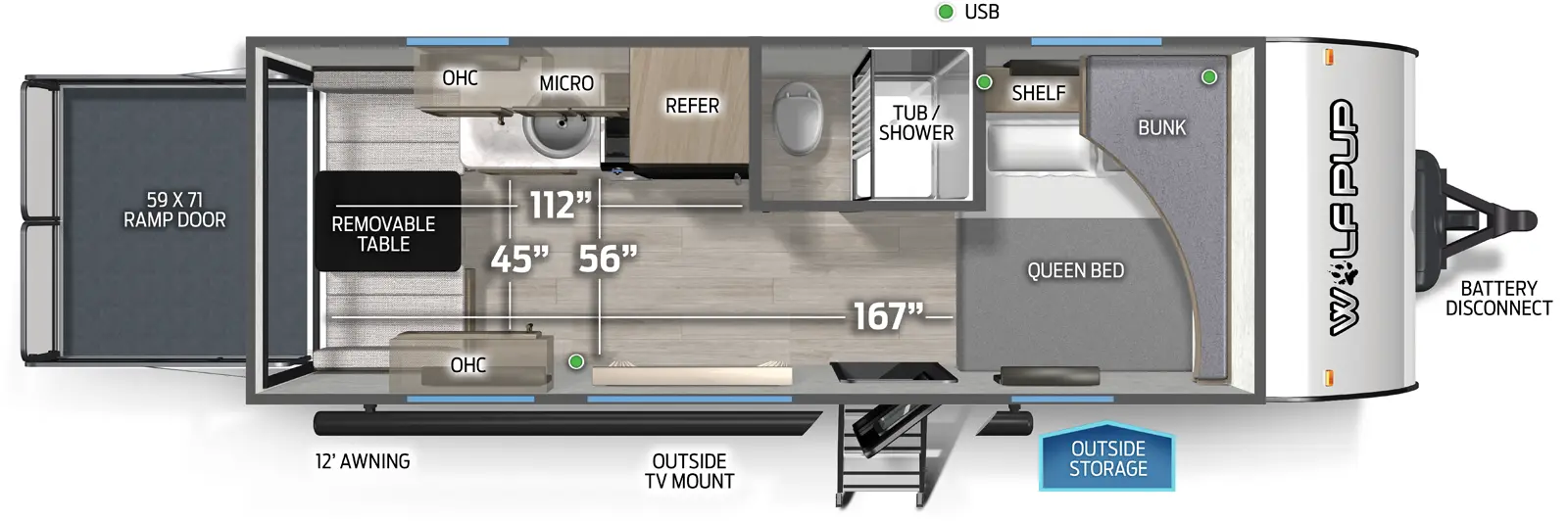 Cherokee Black Label 18RJBWBL Floorplan